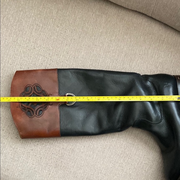 Frye Melissa Logo Tall Boots Size 9 - Picture 12 of 14